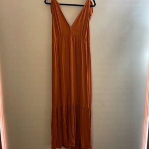 Tie-Strap Babydoll Midaxi Dress from Abercrombie & Fitch in Size Large (long)